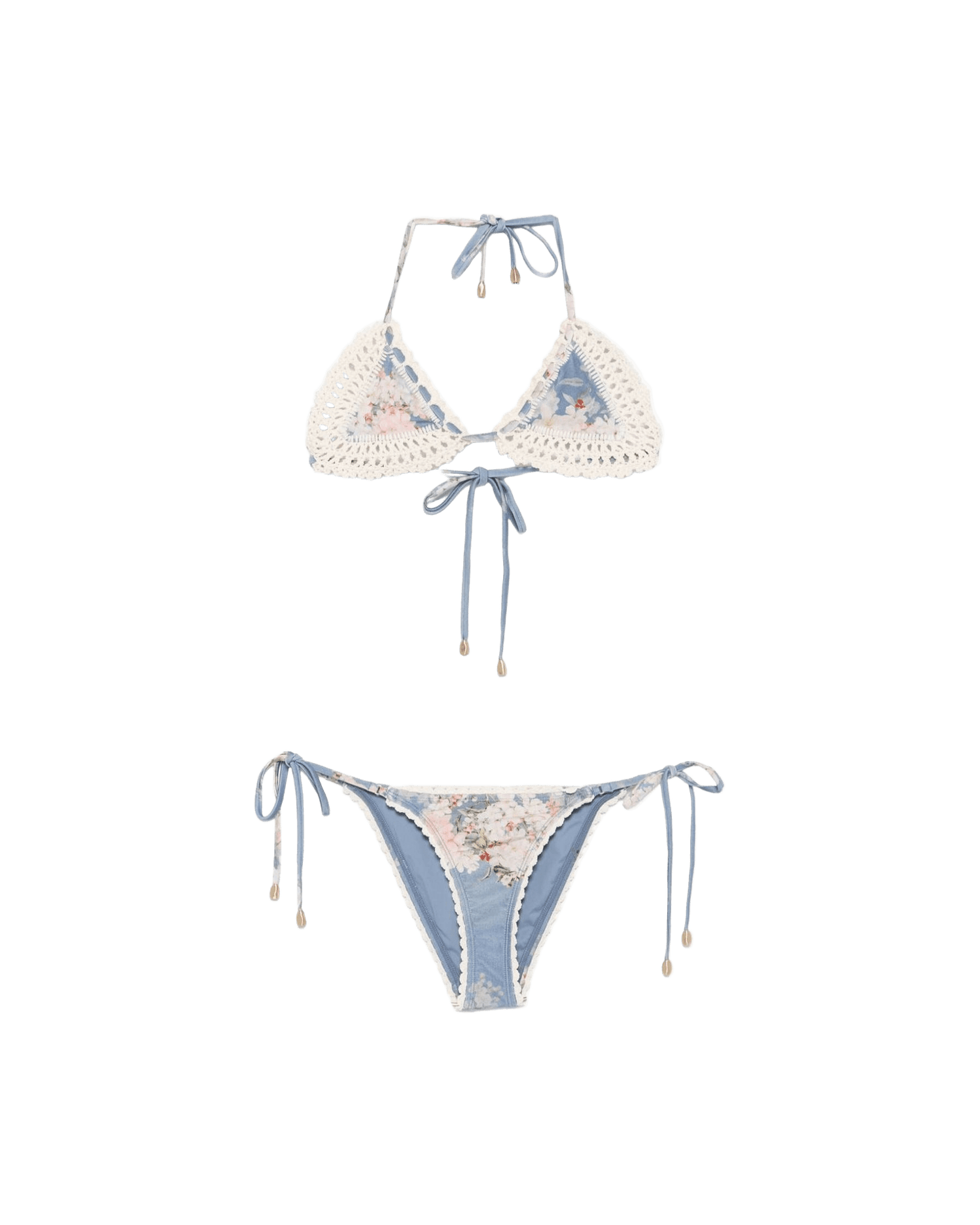 Zimmermann Clear Blue Bikini Glam Steals