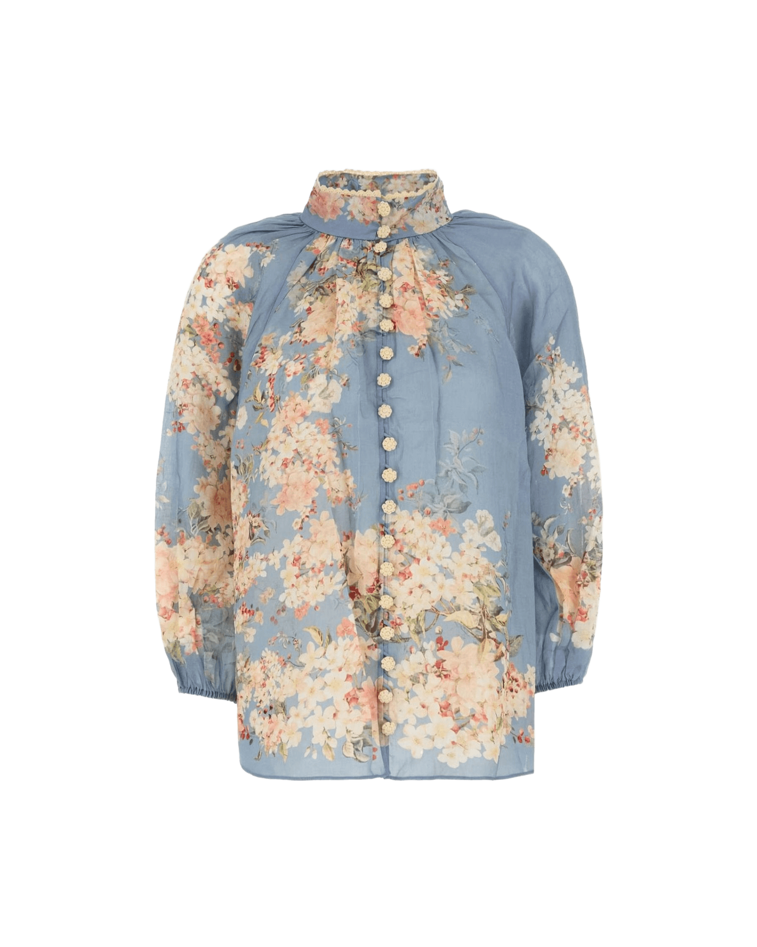 Zimmermann Clear Blue Shirt Glam Steals