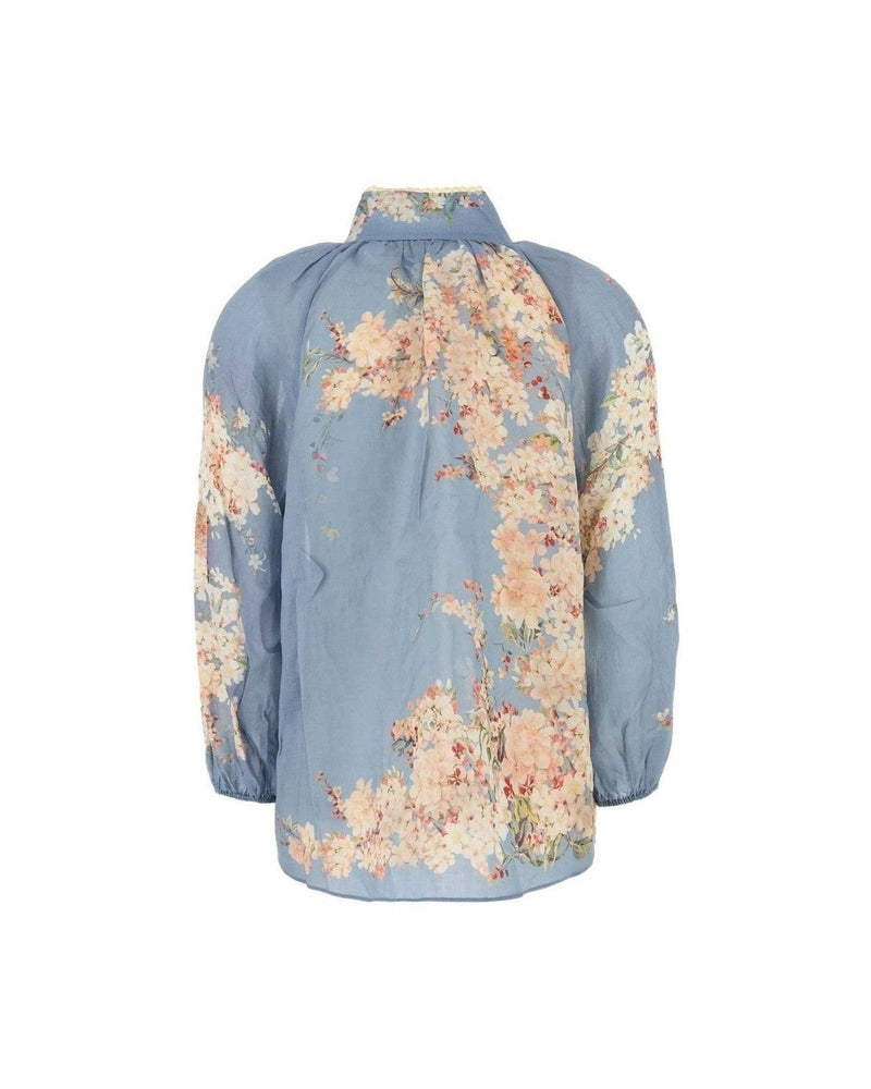 Zimmermann Clear Blue Shirt Glam Steals