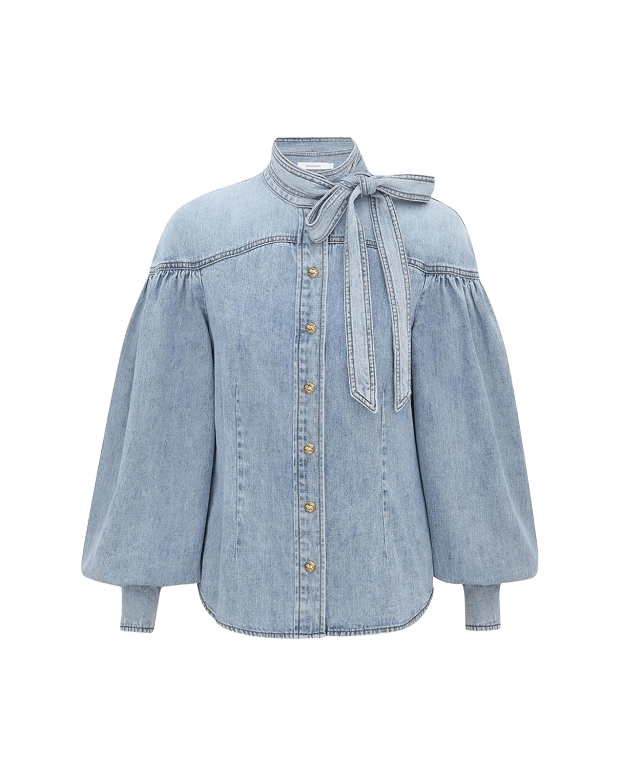 Zimmermann Clear Blue Shirt Glam Steals