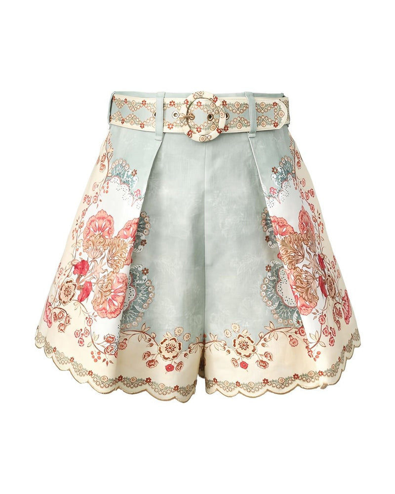 Zimmermann Clear Blue Shorts Glam Steals