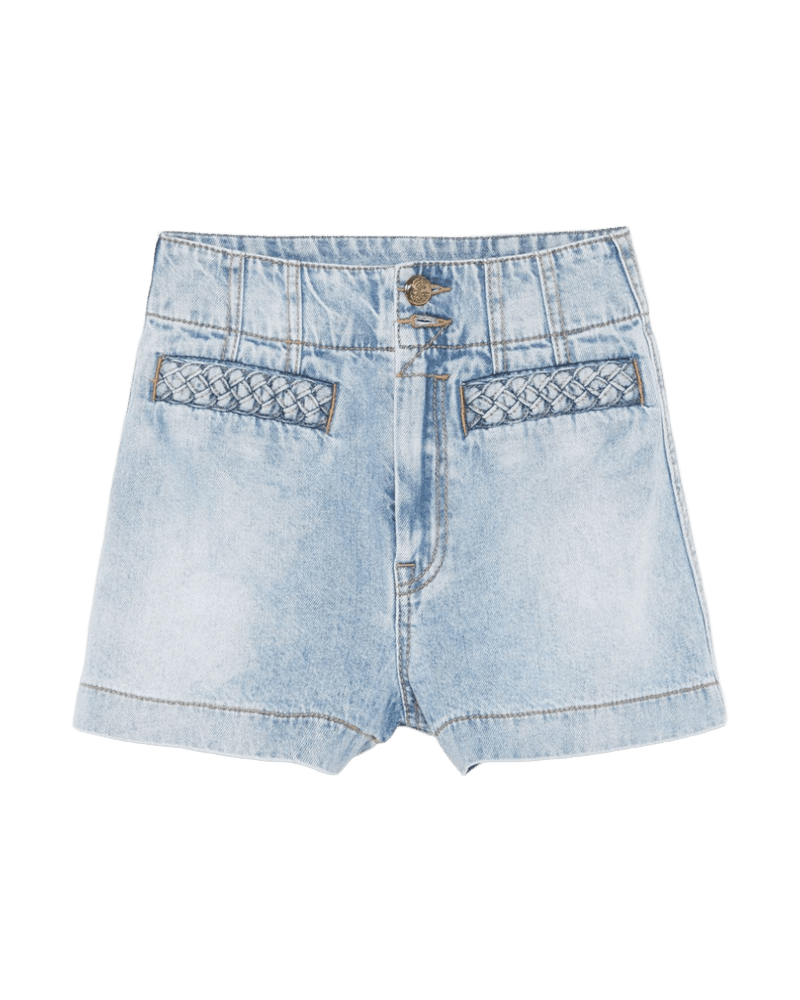 Zimmermann Shorts Clear Blue Glam Steals