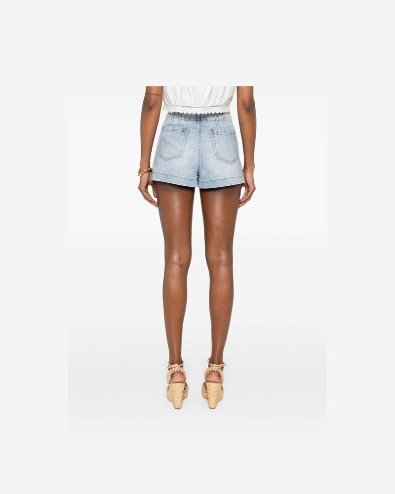 Zimmermann Clear Blue Shorts Glam Steals