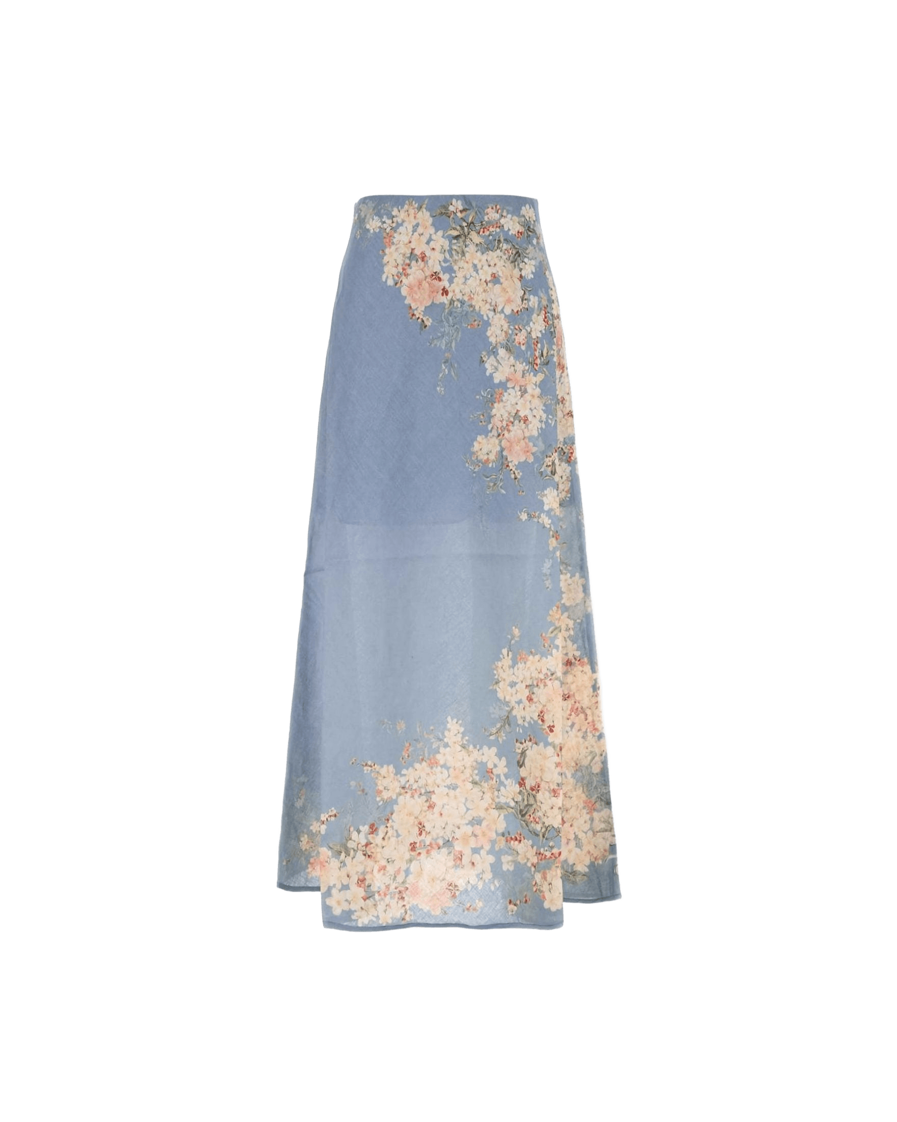Zimmermann Clear Blue Skirt Glam Steals