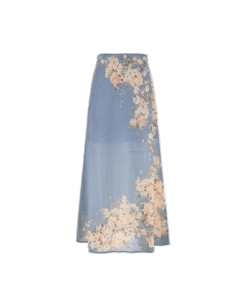 Zimmermann Skirt Clear Blue Glam Steals