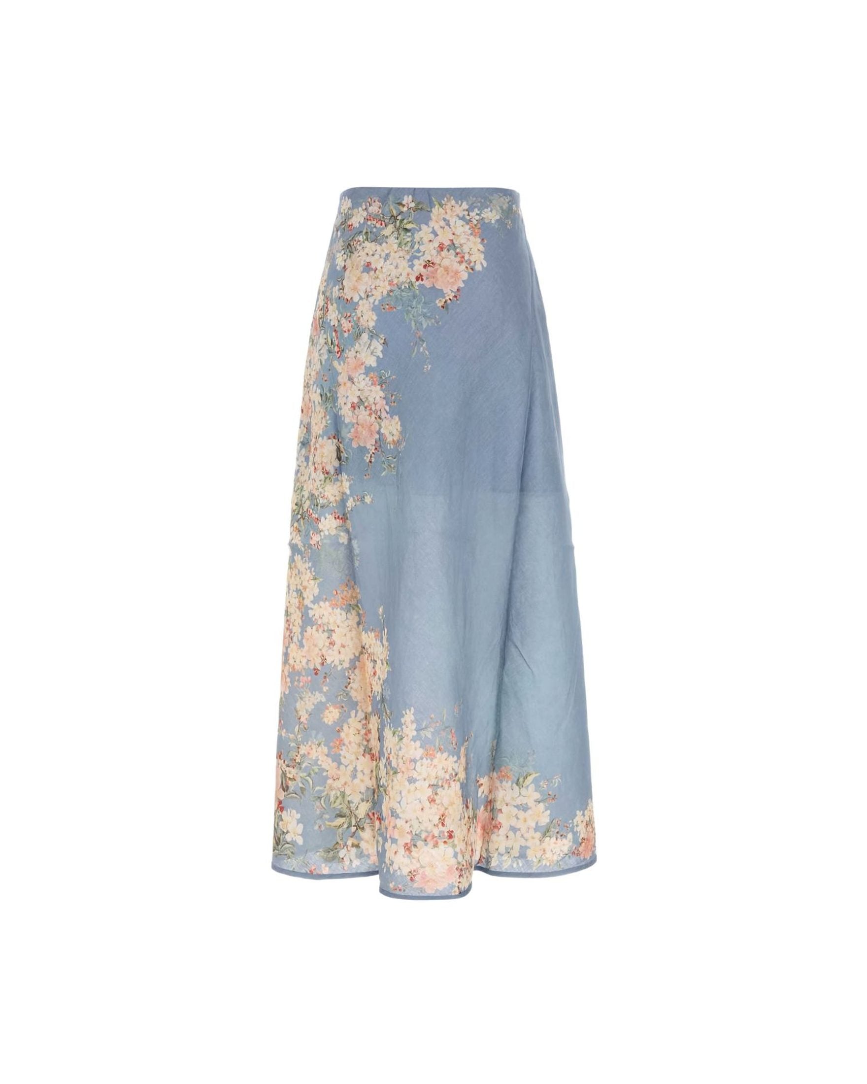 Zimmermann Clear Blue Skirt Glam Steals