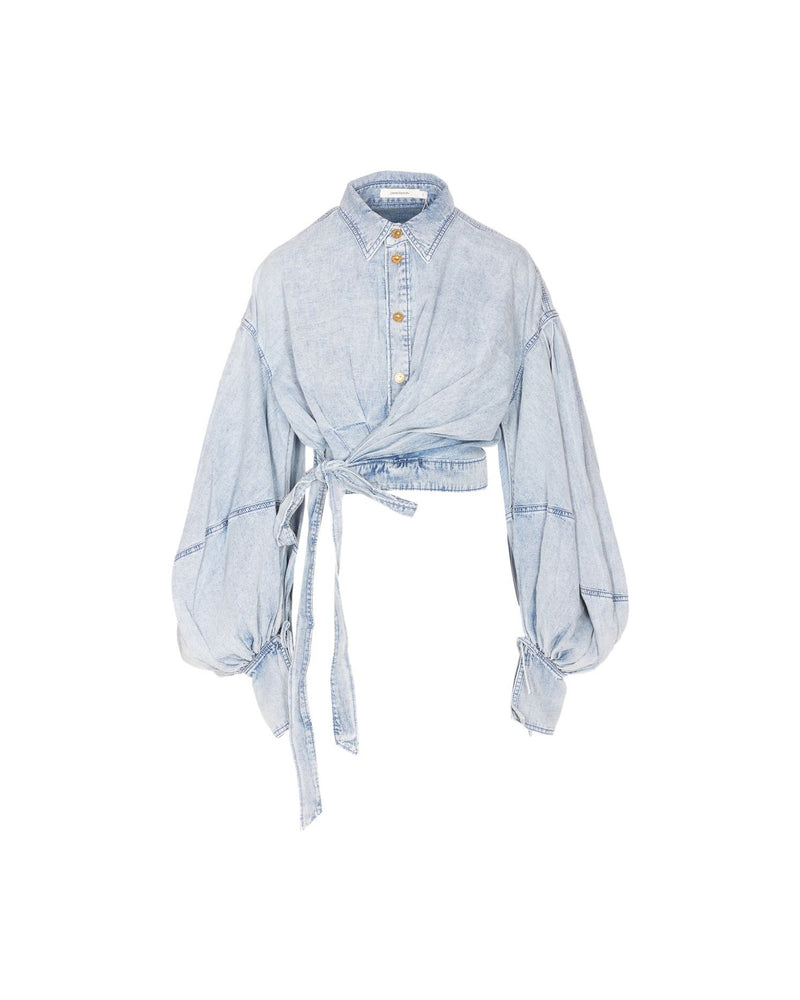 Zimmermann Clear Blue Top Topwear