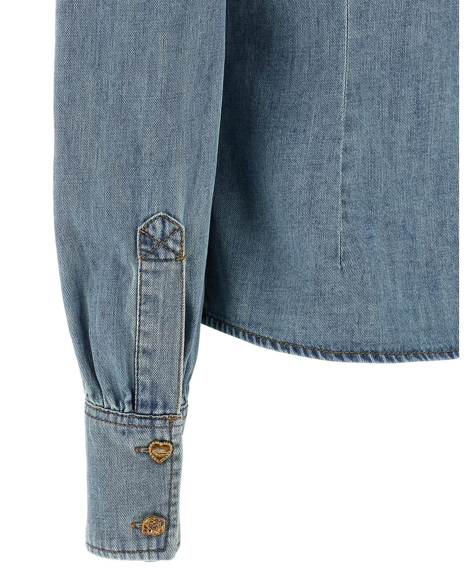 Zimmermann Denim Crush Blouse Glam Steals