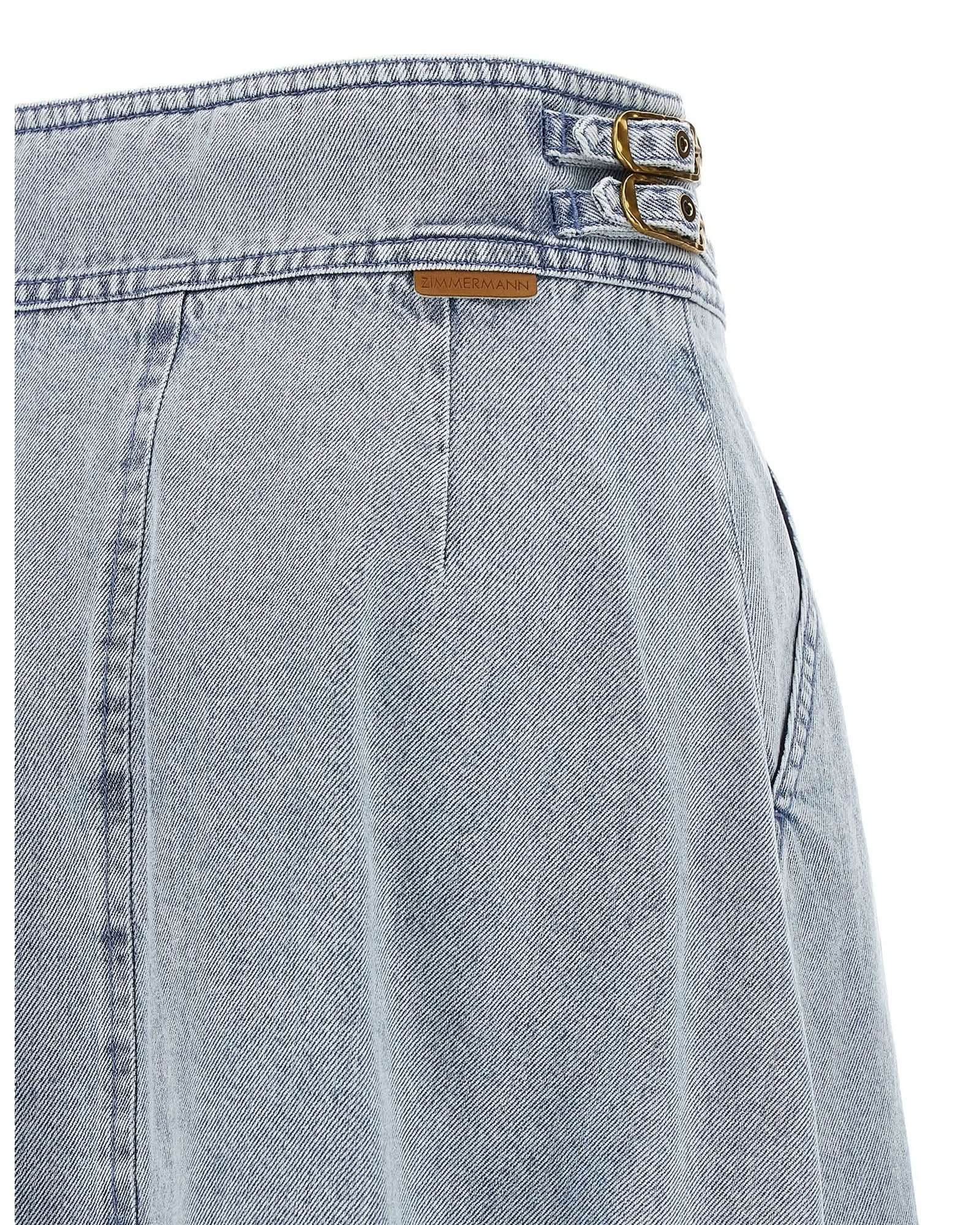 Zimmermann Denim Skirt Glam Steals
