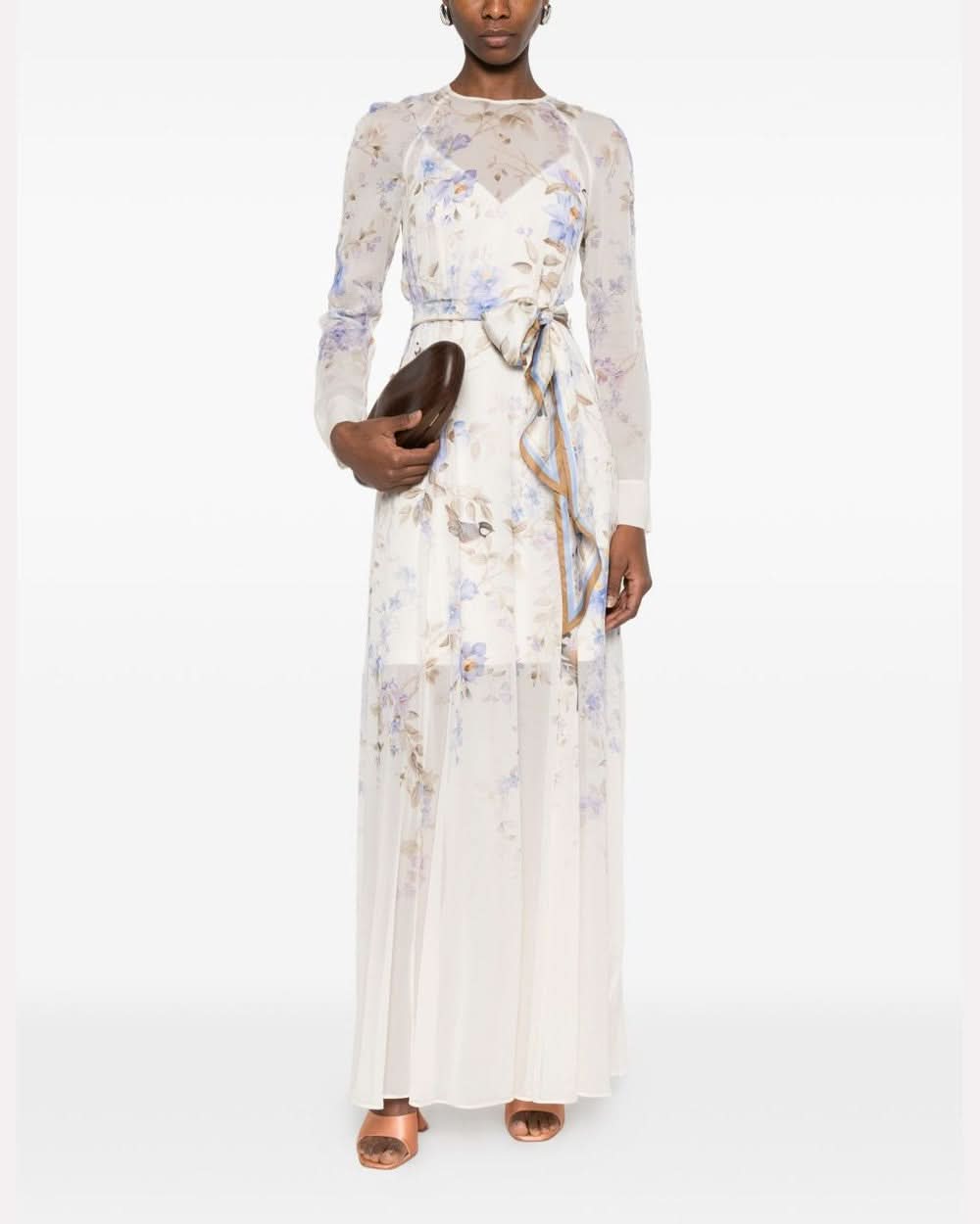 Zimmermann Luna Printed Long Dress Glam Steals