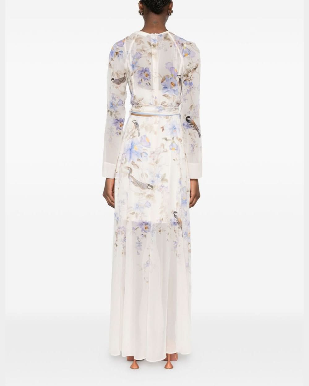 Zimmermann Luna Printed Long Dress Glam Steals