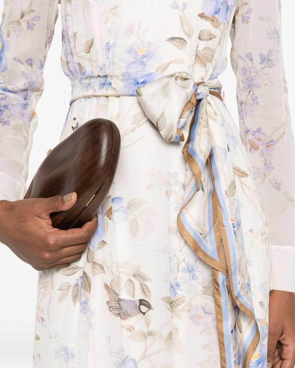 Zimmermann Luna Printed Long Dress Glam Steals