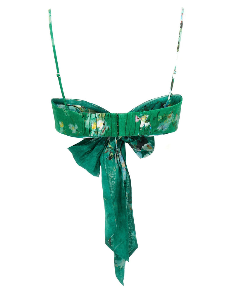 Zimmermann Everley Draped Bow Bralette Glam Steals