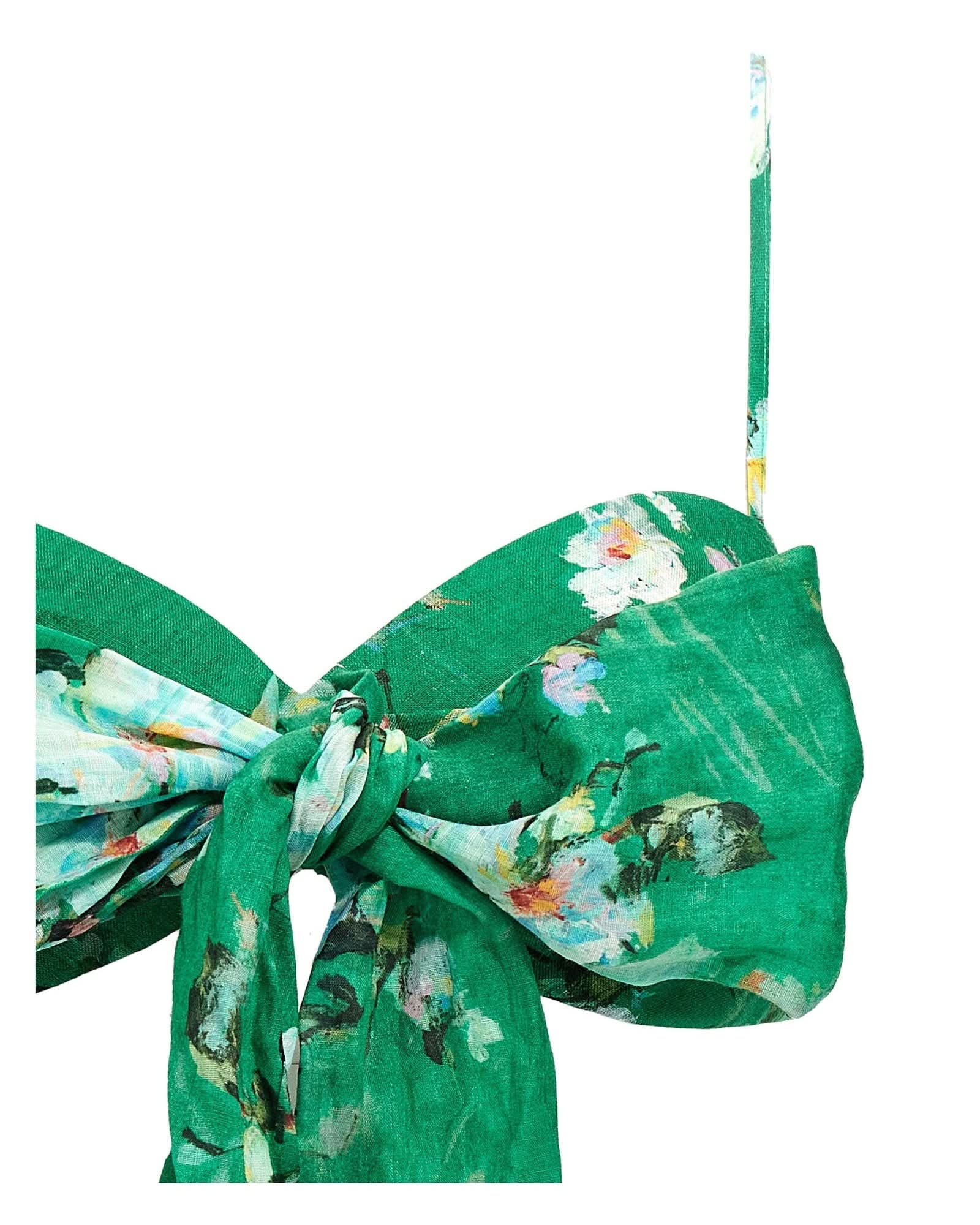 Zimmermann Everley Draped Bow Bralette Glam Steals