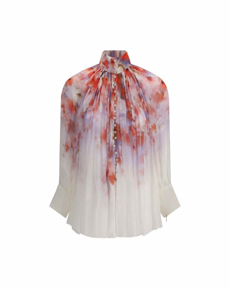 Zimmermann Floral Print Crush Blouse Glam Steals