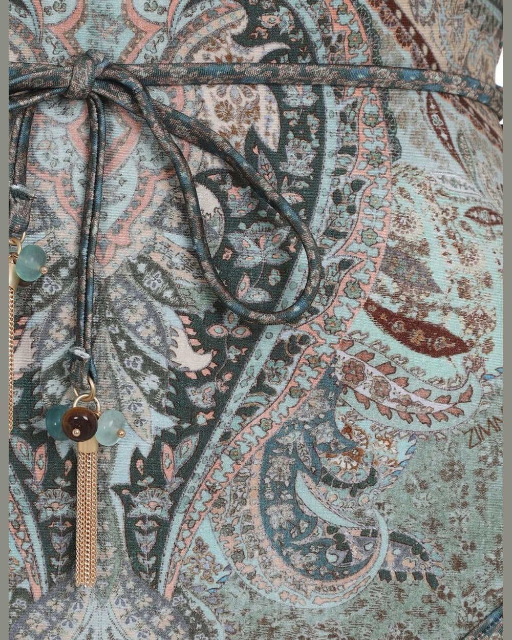 Zimmermann Green One Piece Swimsuit Glam Steals