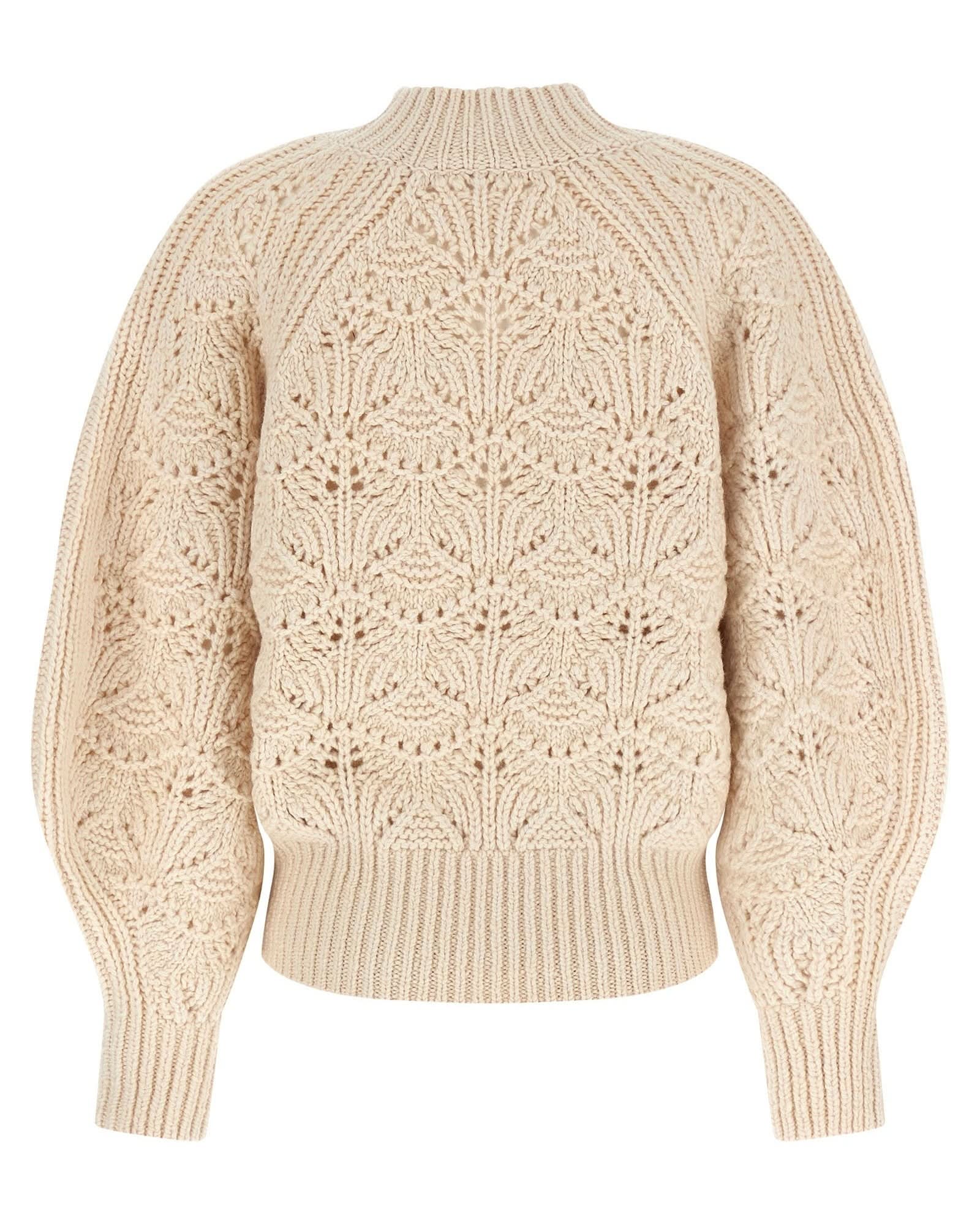 Zimmermann Hypnotic Cable Knit Sweater Glam Steals