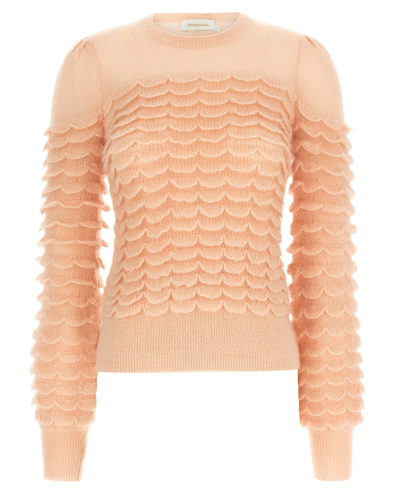 Zimmermann Hypnotic Scallop Sweater Glam Steals