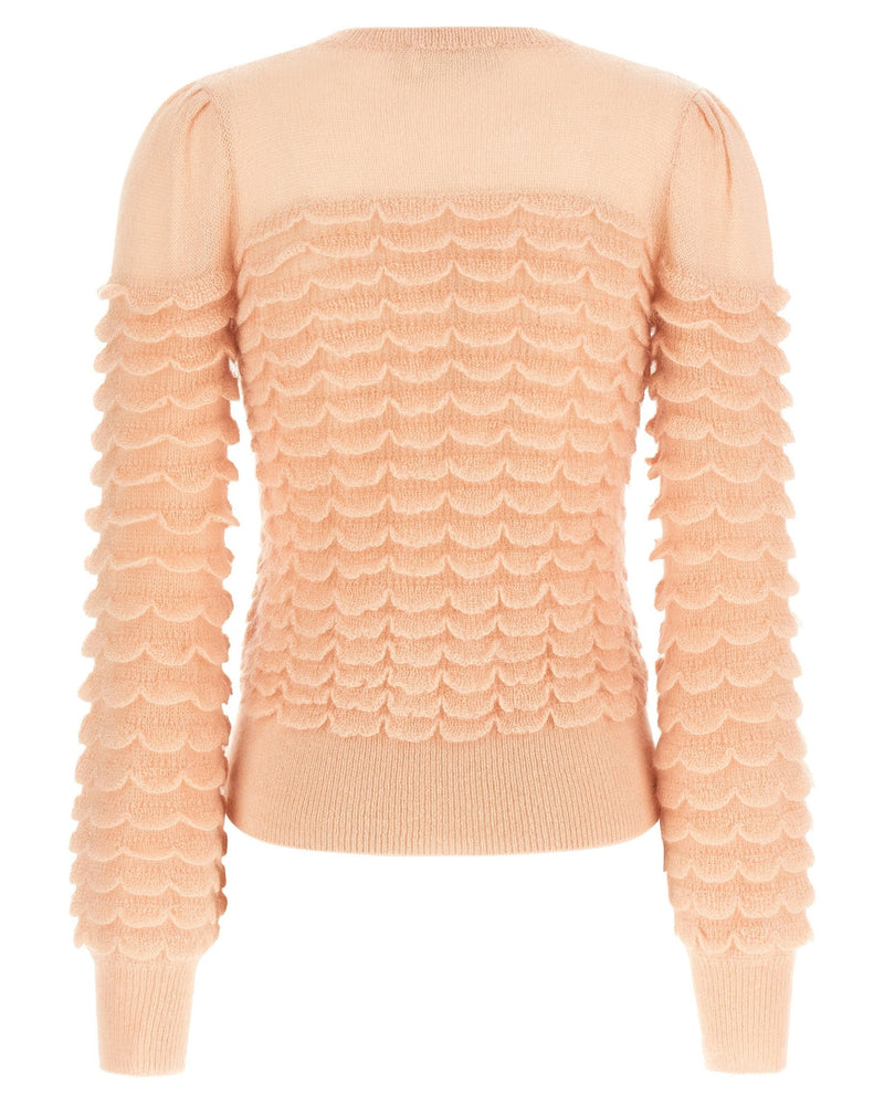 Zimmermann Hypnotic Scallop Sweater Glam Steals