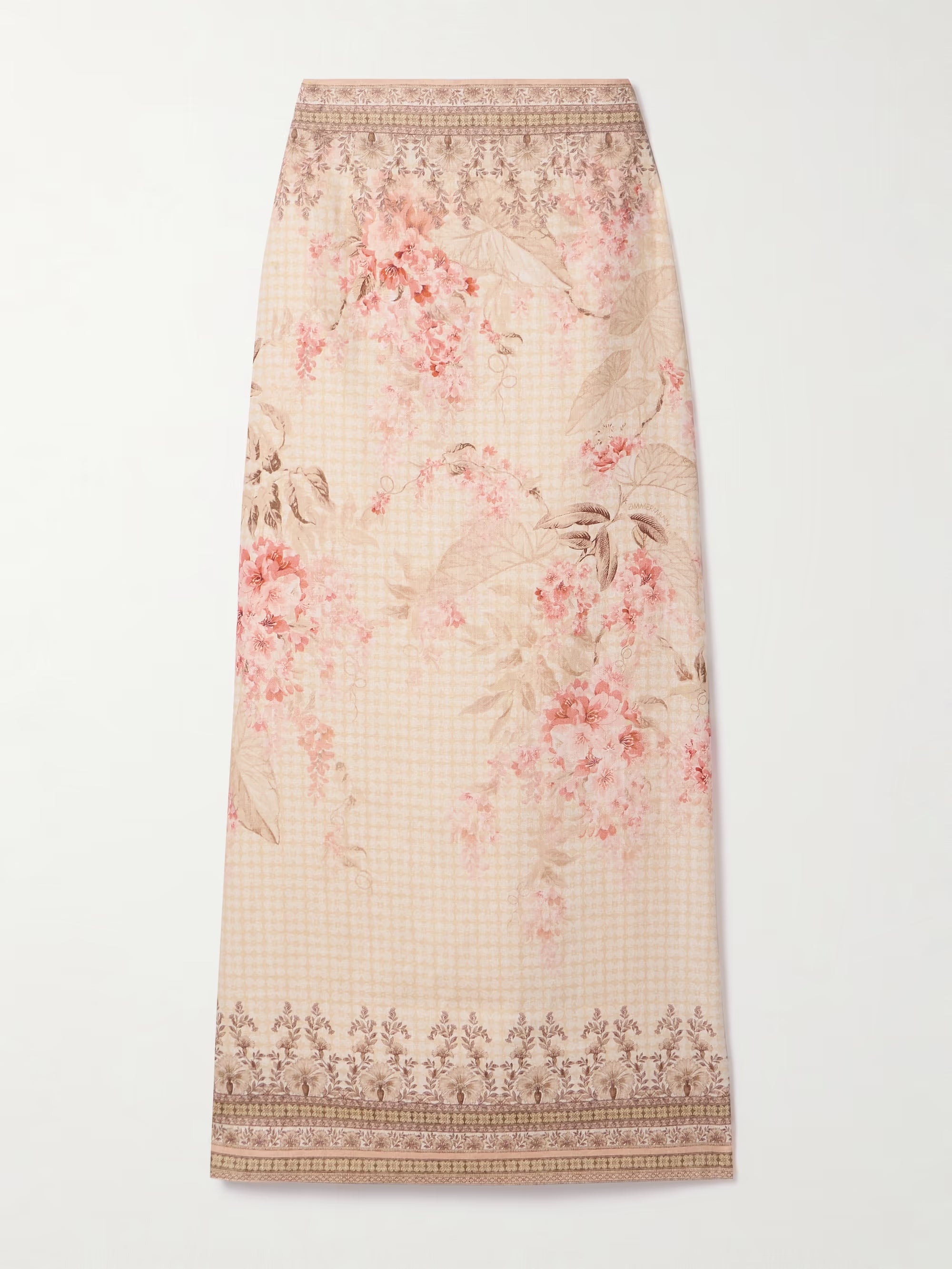 Zimmermann Illuminate Pencil Midi Skirt Glam Steals
