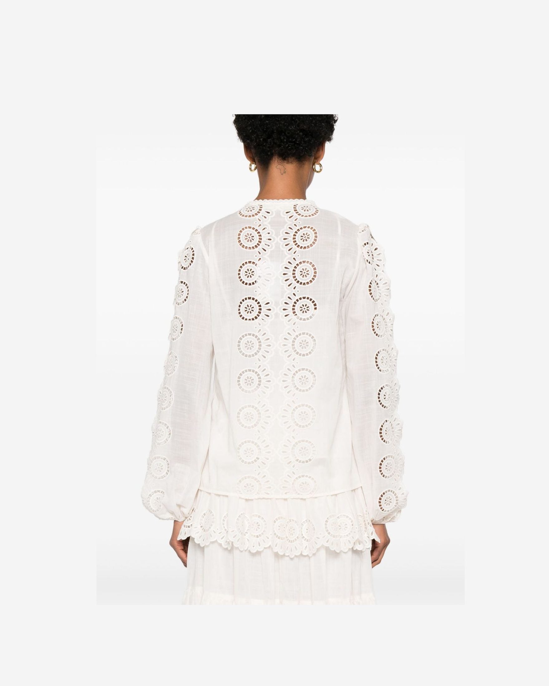 Zimmermann Ivory Shirt Glam Steals