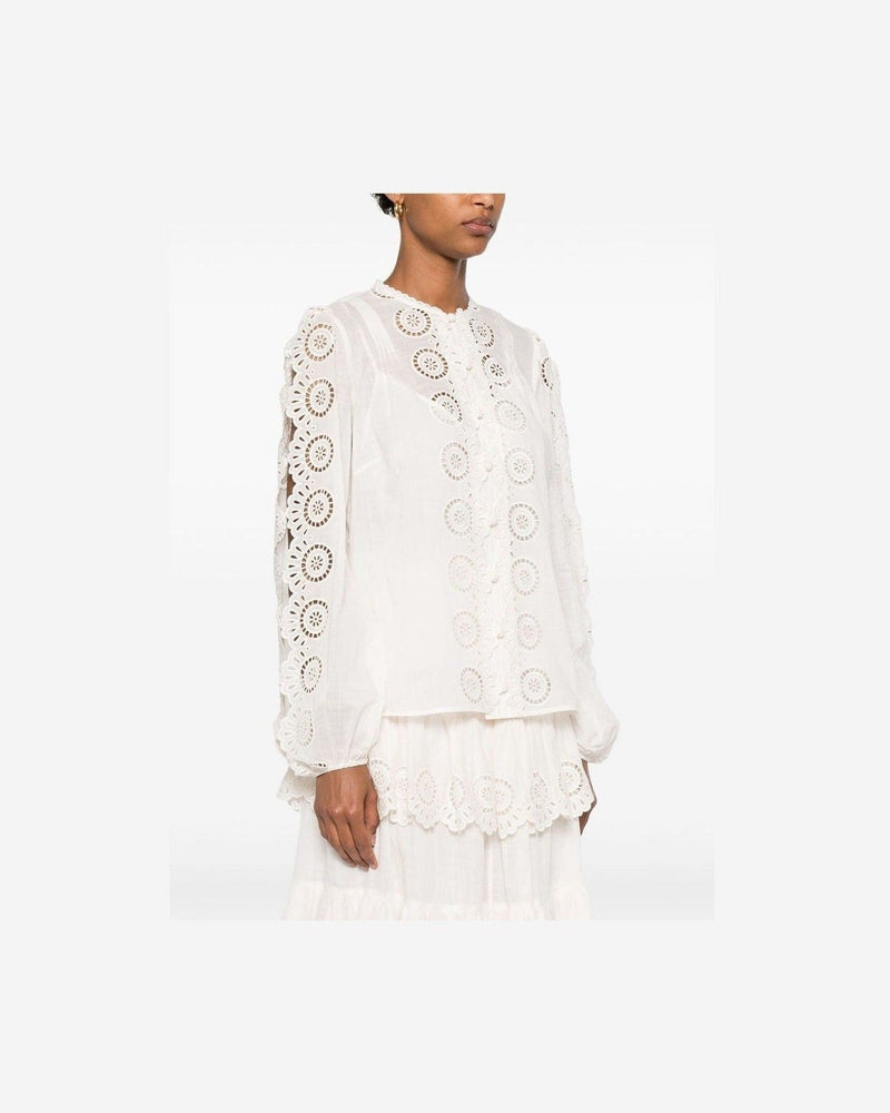 Zimmermann Ivory Shirt Glam Steals