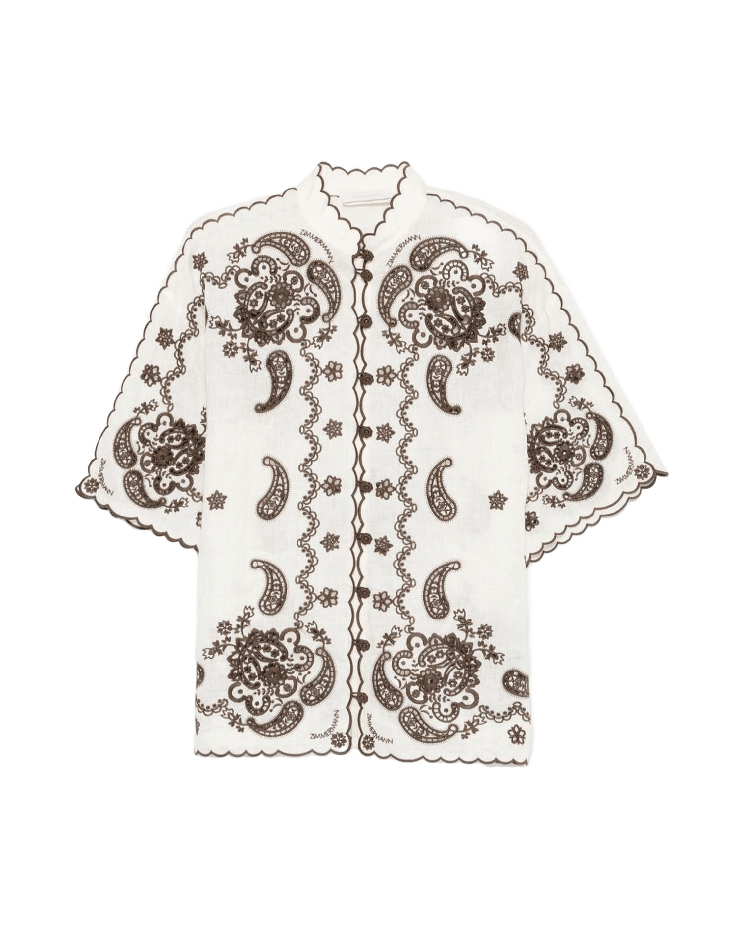 Zimmermann Ivory Shirt Glam Steals