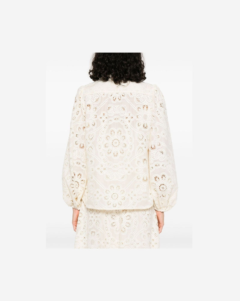 Zimmermann Ivory Shirt Glam Steals