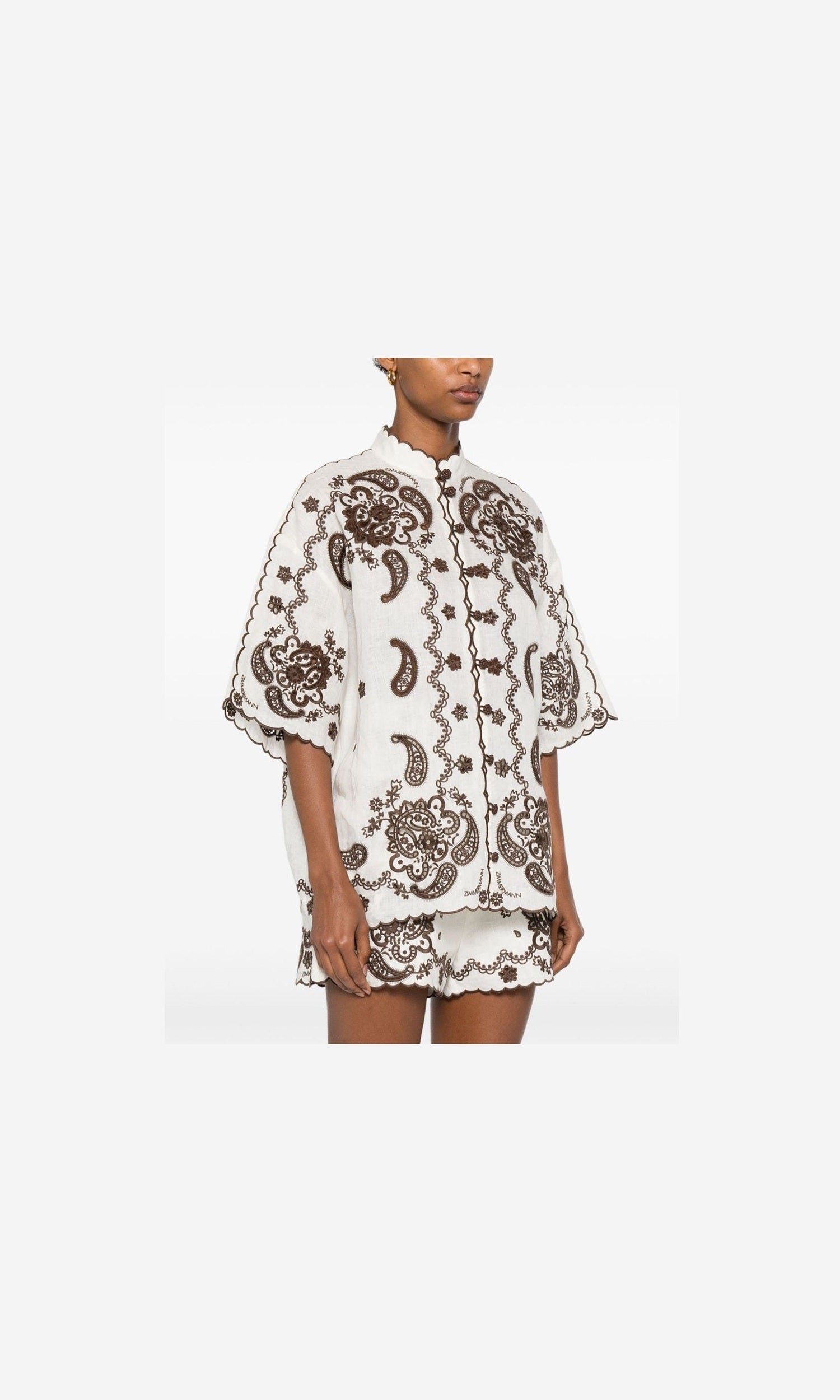 Zimmermann Ivory Shirt Glam Steals