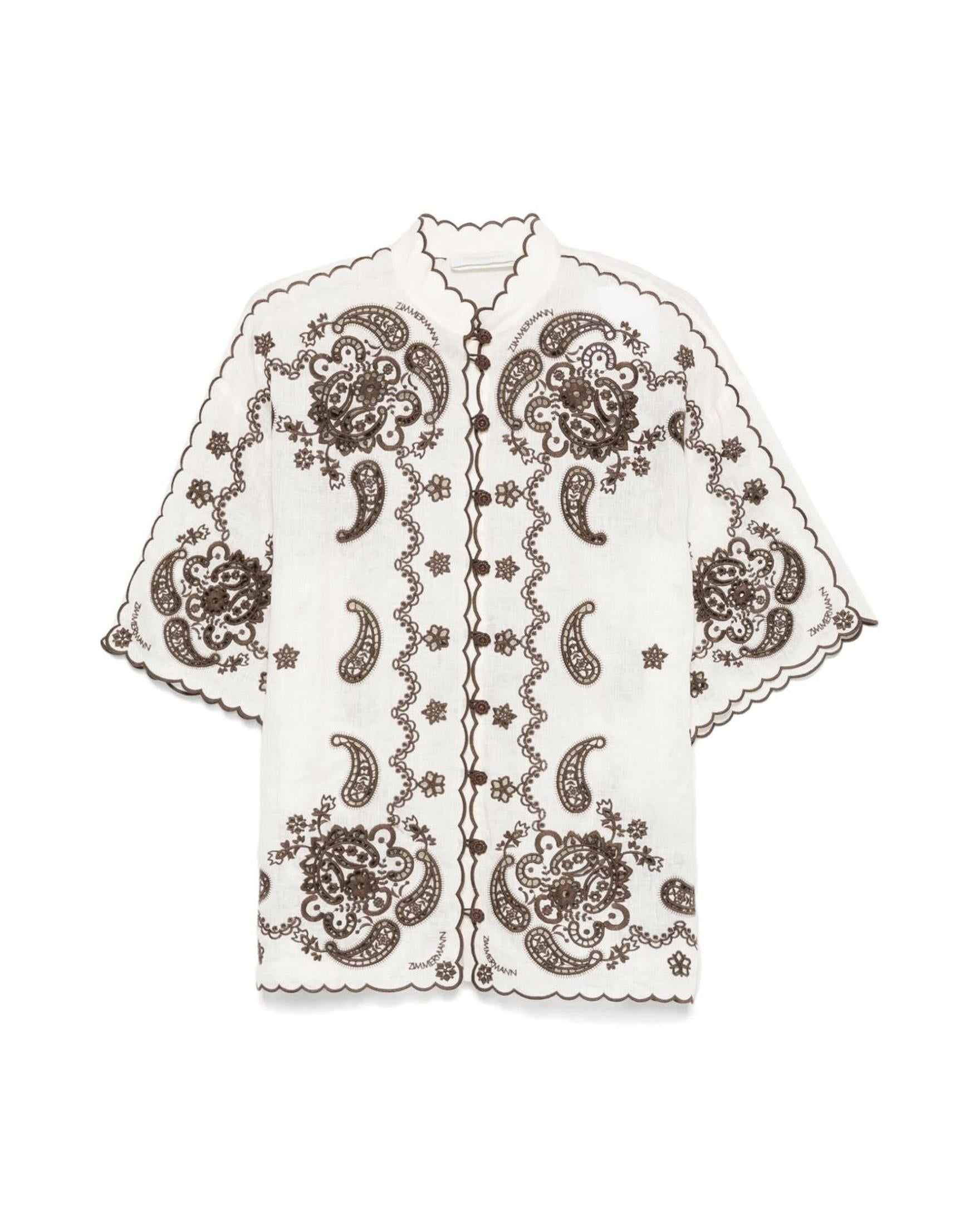 Zimmermann Ivory Shirt Glam Steals