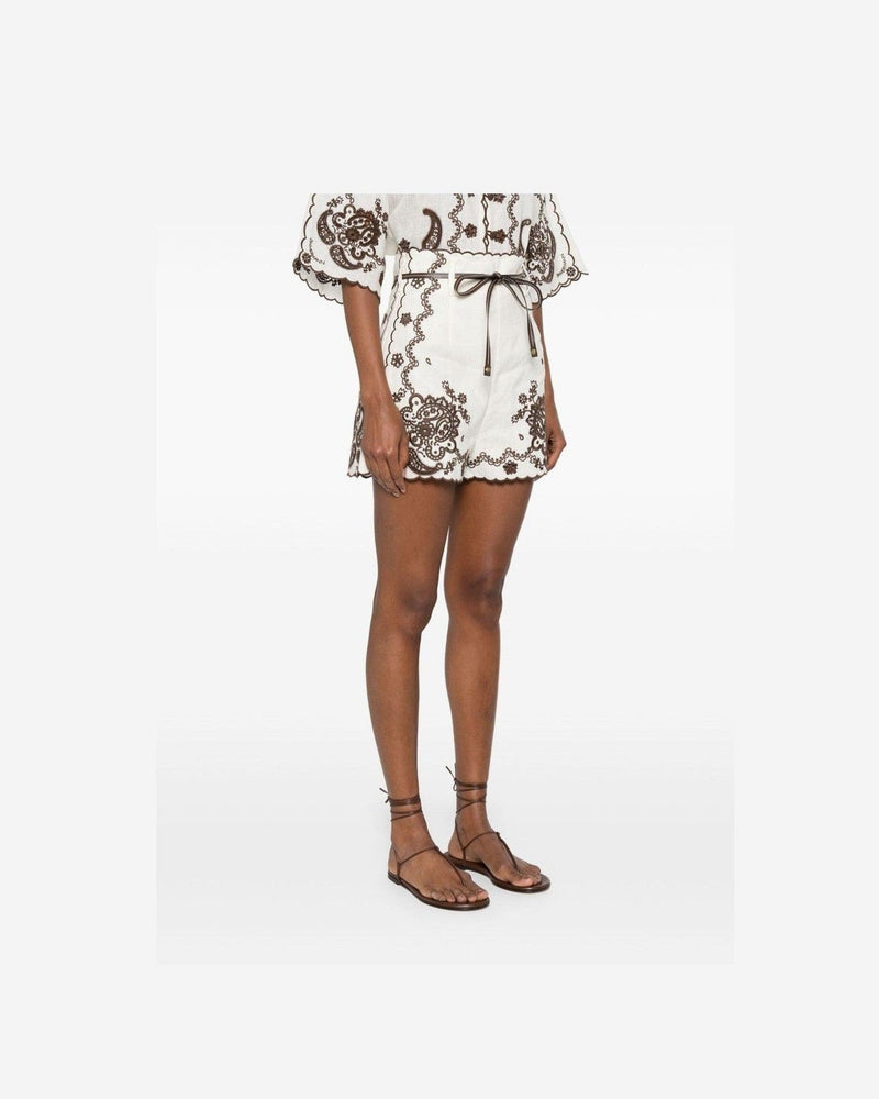 Zimmermann Ivory Shorts Glam Steals