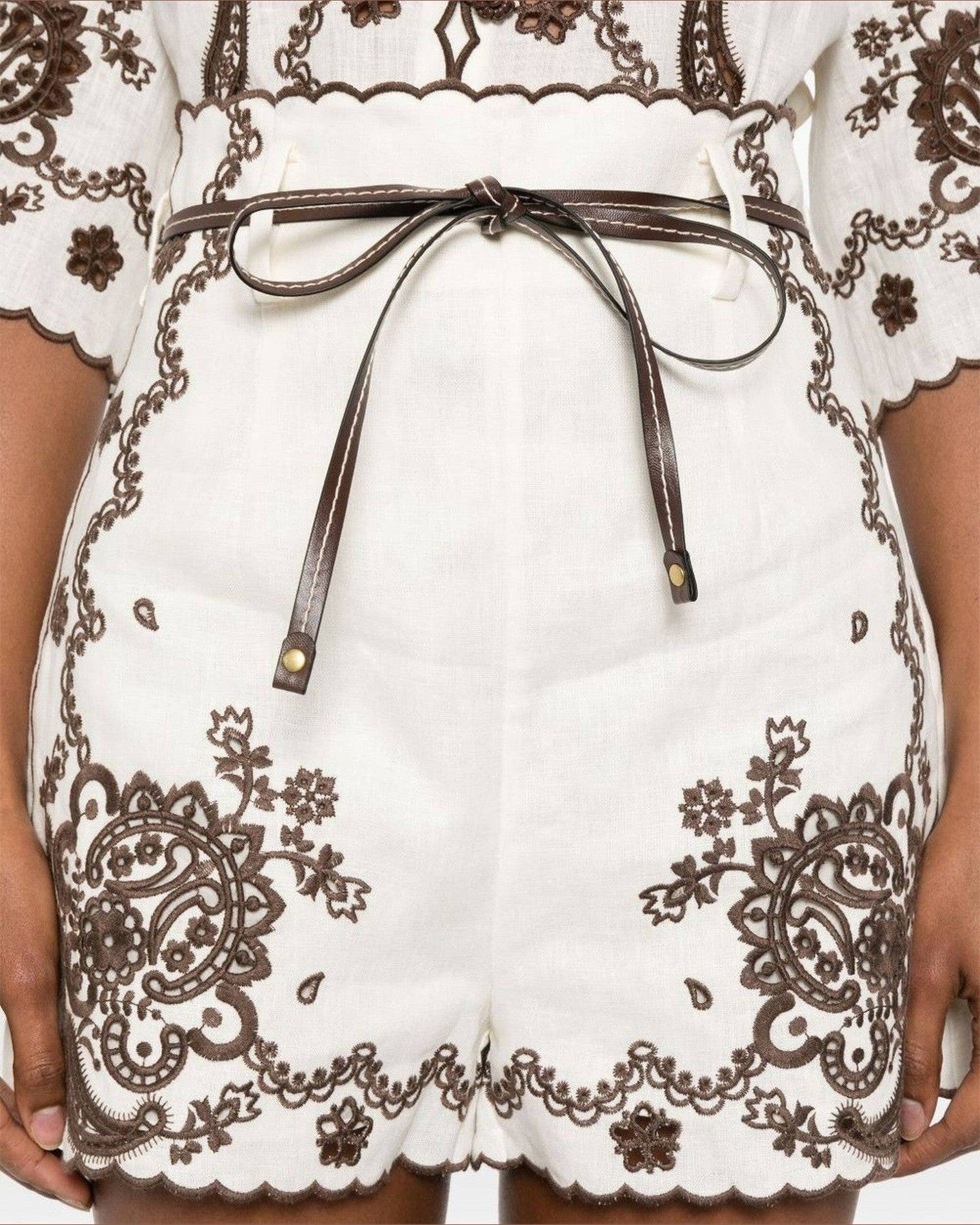 Zimmermann Ivory Shorts Glam Steals