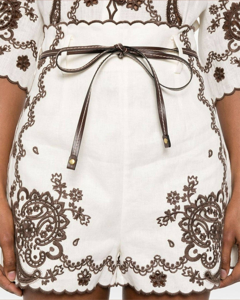 Zimmermann Ivory Shorts Glam Steals