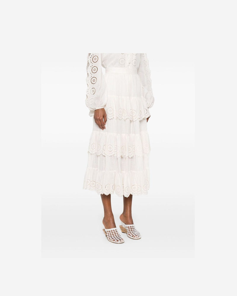 Zimmermann Ivory Skirt Glam Steals