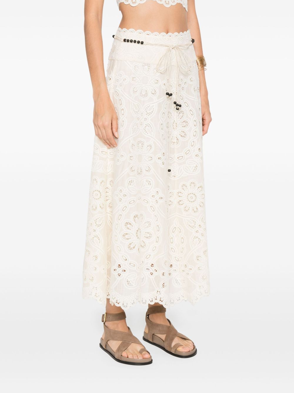 Zimmermann Ivory Skirt Glam Steals