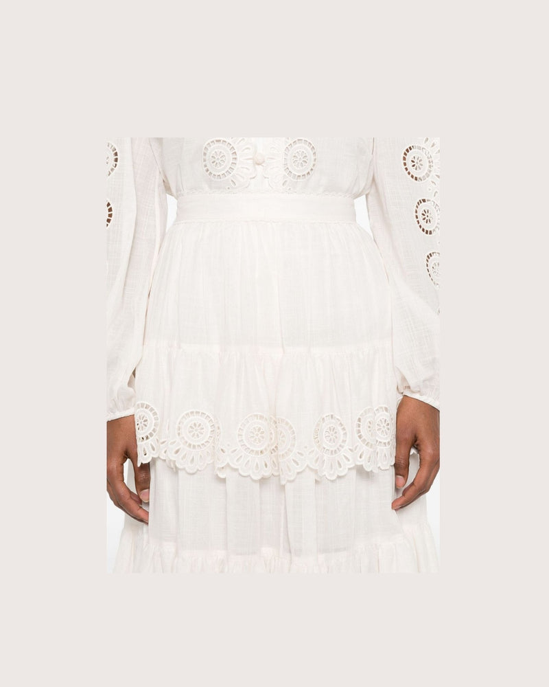 Zimmermann Ivory Skirt Glam Steals