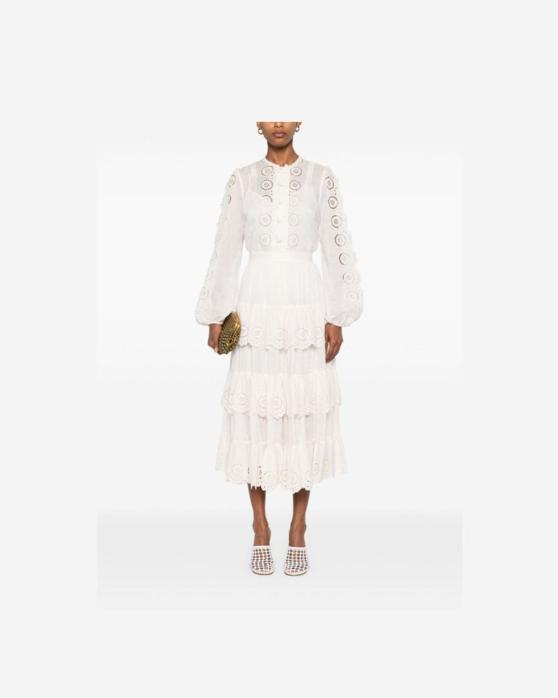 Zimmermann Ivory Skirt Glam Steals