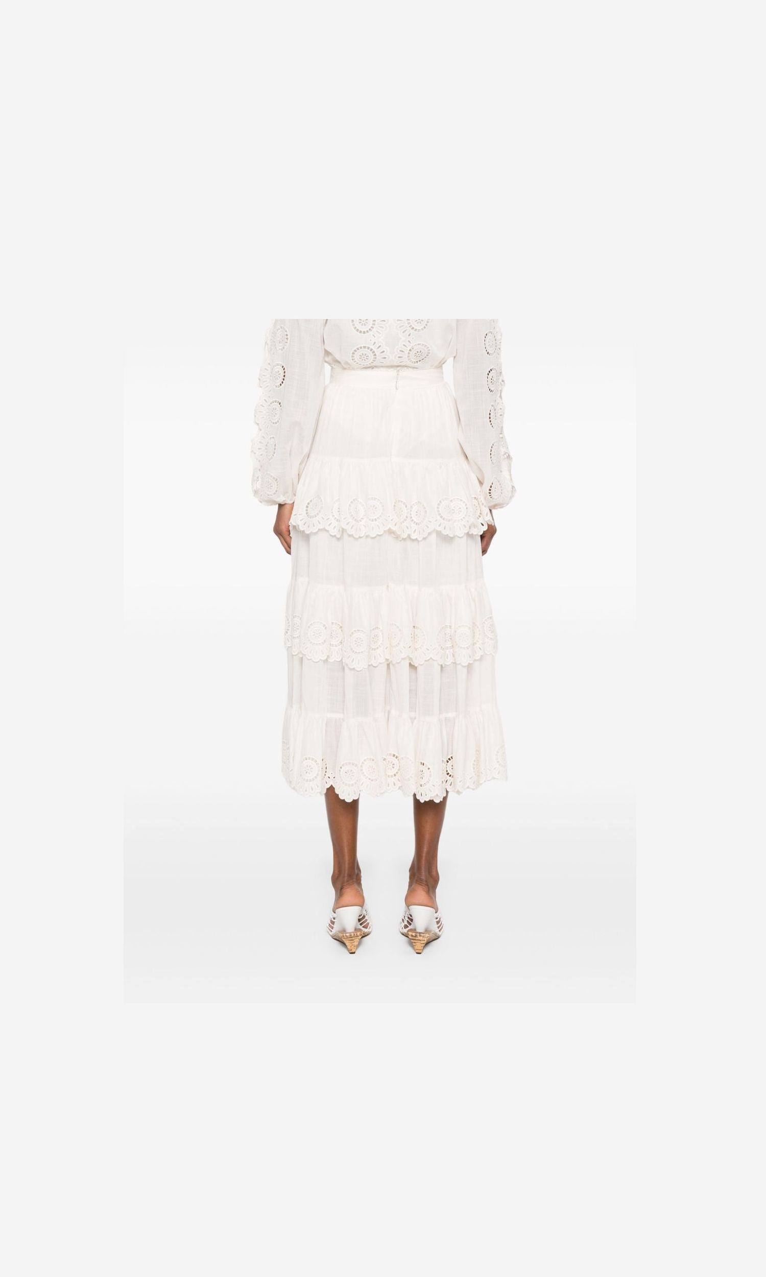 Zimmermann Ivory Skirt Glam Steals