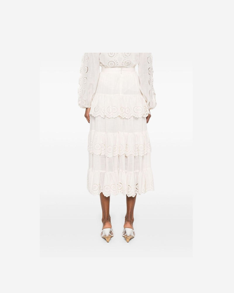 Zimmermann Ivory Skirt Glam Steals