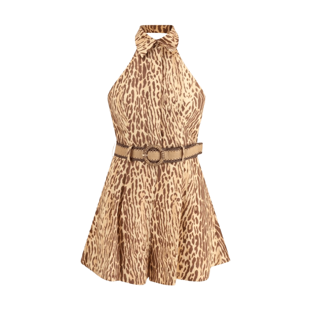 Zimmermann Leopard Short Dress Glam Steals