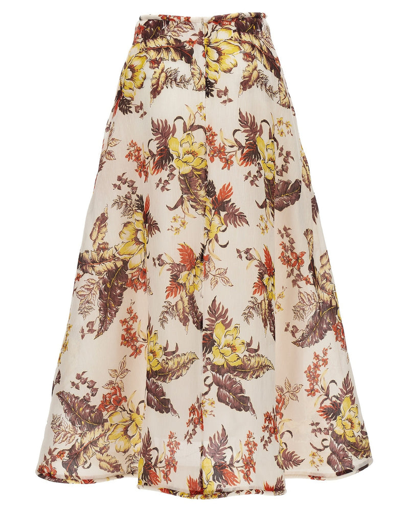 Zimmermann Matchmaker Floral Flare Skirt Glam Steals