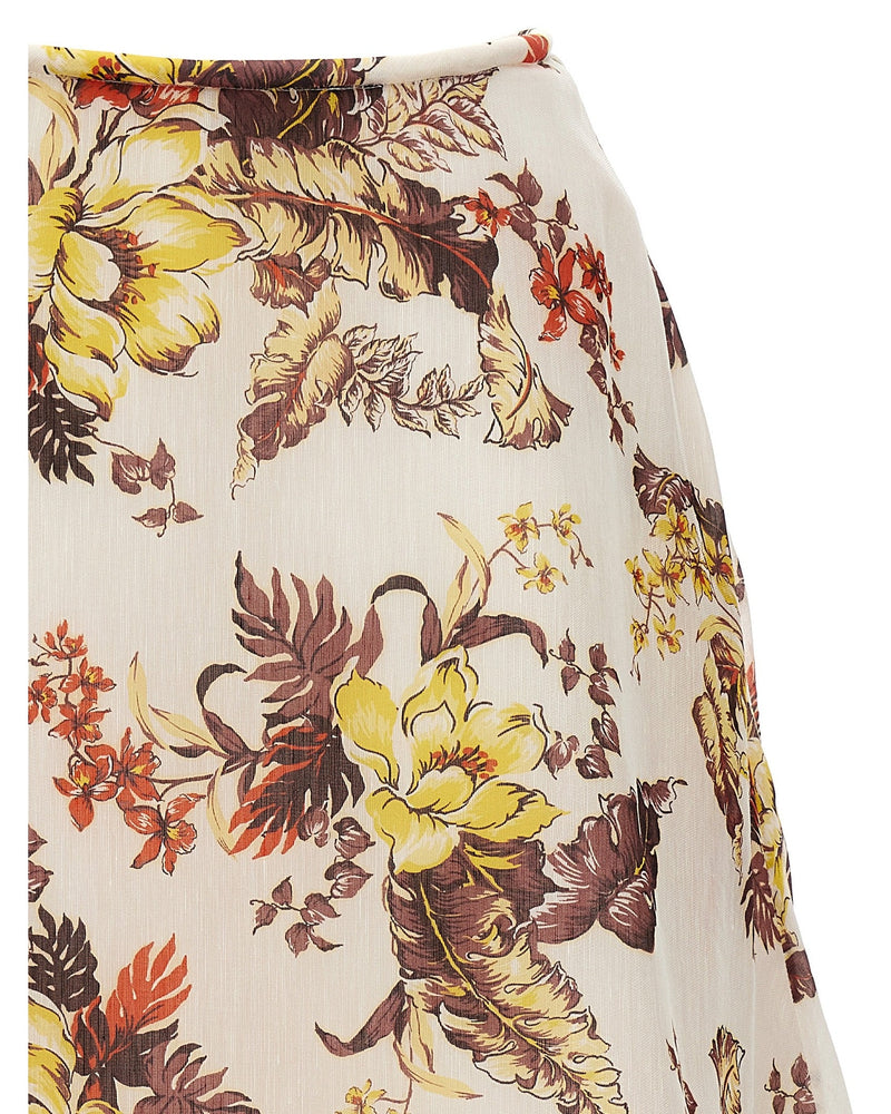 Zimmermann Matchmaker Floral Flare Skirt Glam Steals