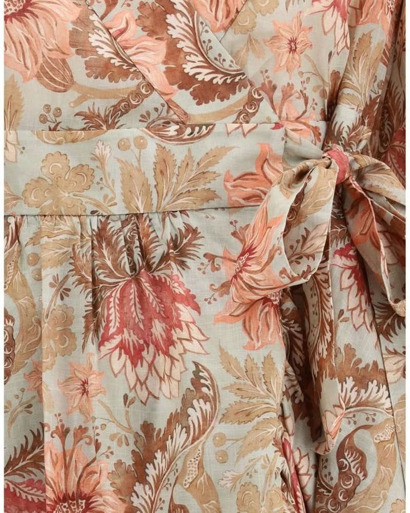 Zimmermann Multicolor Cotton Casual Dress 