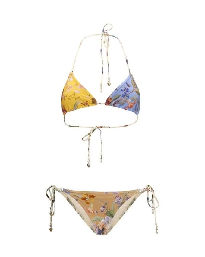 Zimmermann Multicolor Polyamide Bikini 