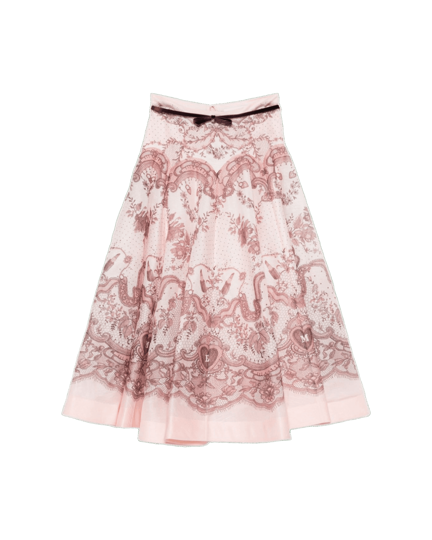Zimmermann Pink Skirt Glam Steals