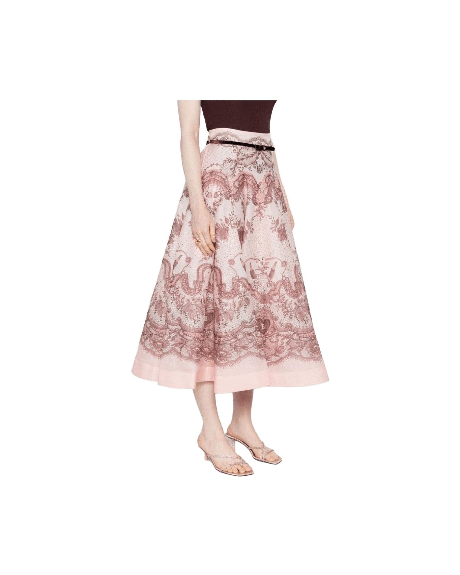 Zimmermann Pink Skirt Glam Steals