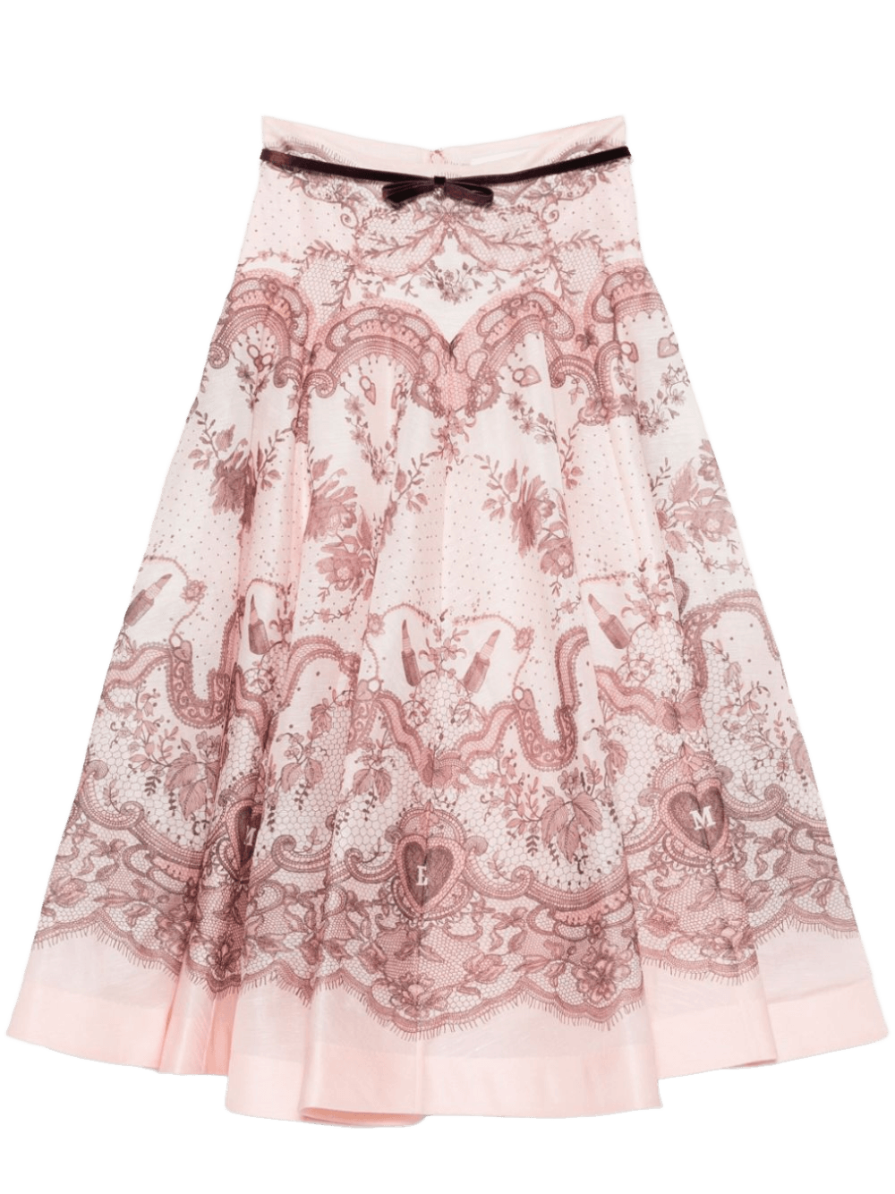 Zimmermann Pink Skirt Glam Steals