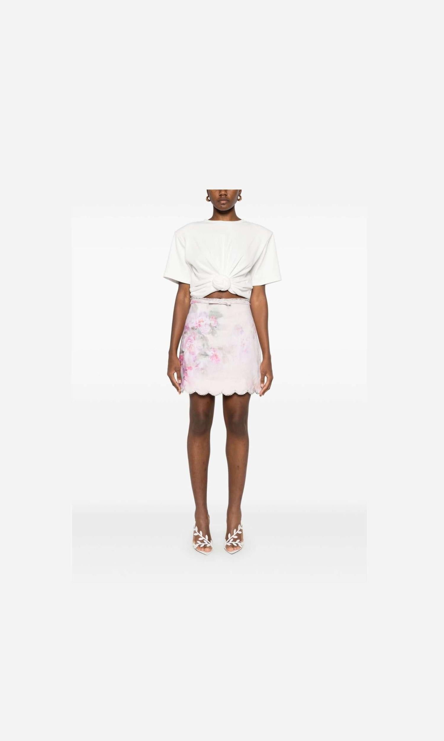 Zimmermann Pink Skirt Glam Steals