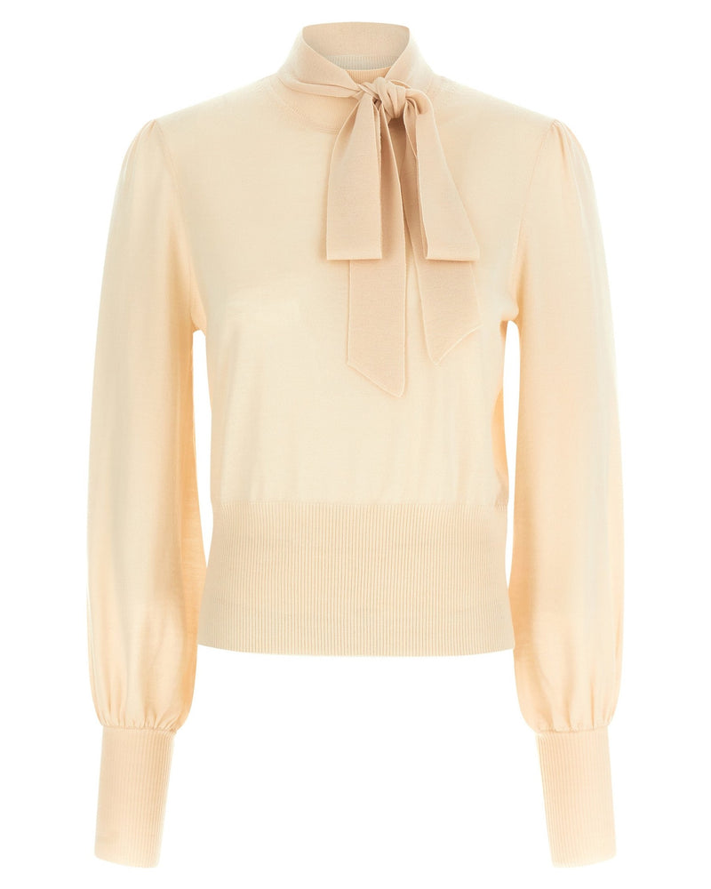 Zimmermann Pussybow Sweater Glam Steals