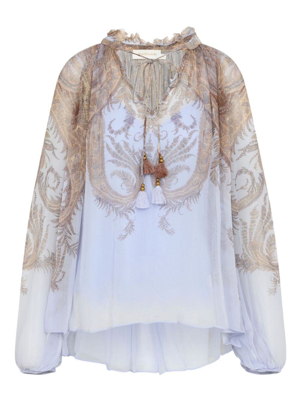 Zimmermann Shirt Lilac Glam Steals